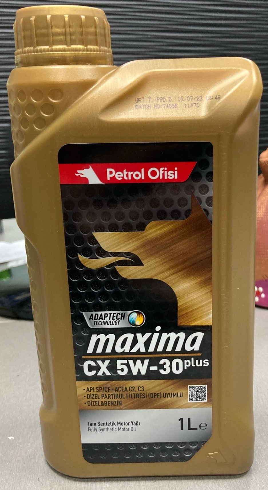 Petrol Ofisi MAXIMA CX 5W-30 PLUS 1L Моторное масло  SP/ C2/C3