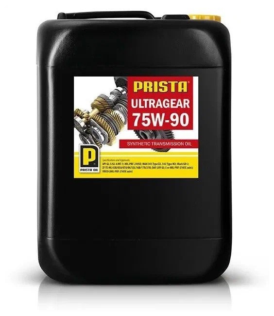 Prista ULTRAGEAR SYNTHETIC 75w90 ( GL-4/GL-5) 20л масло трансмиссионное полусинтетическое
