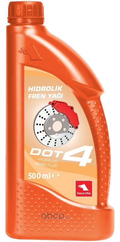 Petrol Ofisi HIDROLIK    DOT4     0.5L Тормозная жидкость