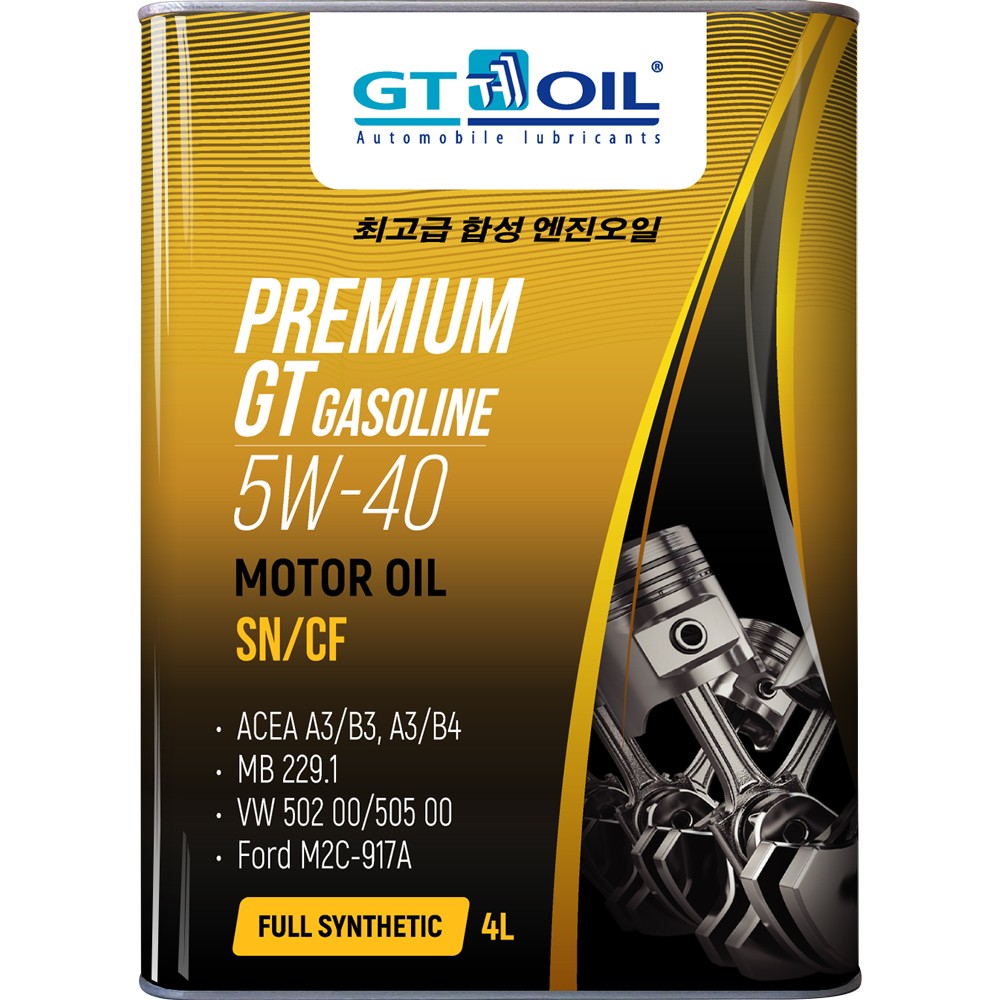 Premium GT Gasoline SAE 5W-40 4л