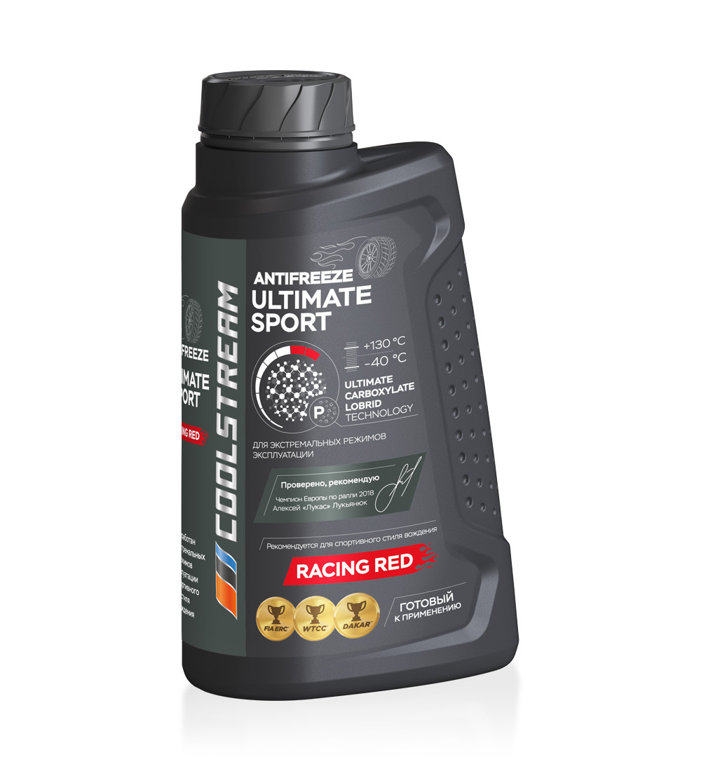 CoolStream Ultimate Sport , 1 кг, красный , охлаждающая низкозамерзающая жидкость (антифриз)