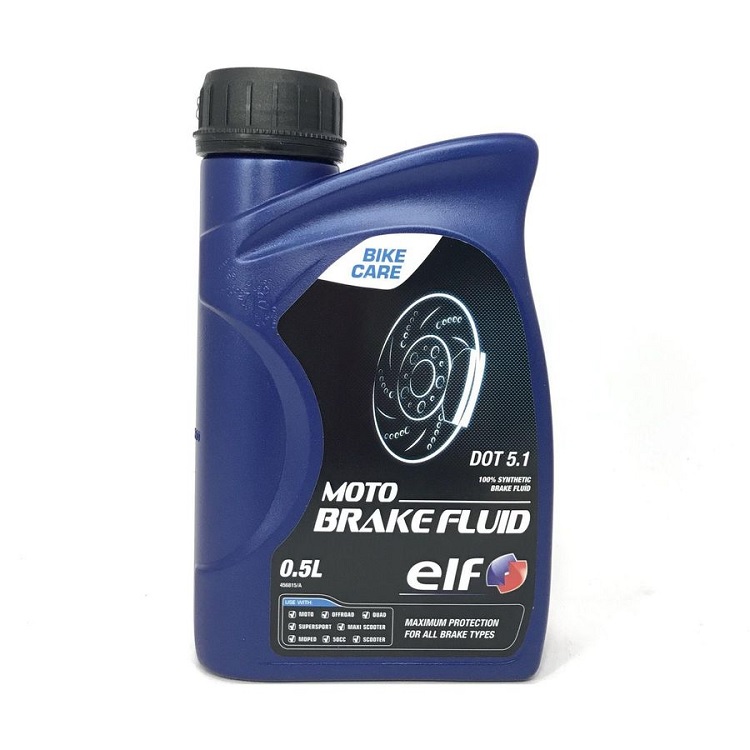 Elf MOTO BRAKE FLUID DOT 5.1 0.5л (тормозная жидкость синт.)