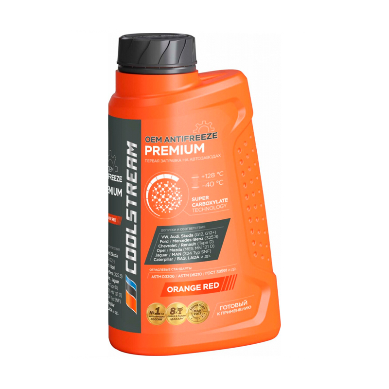 CoolStream Premium 40, 1 кг охлаждающая жидкость (оранж.)