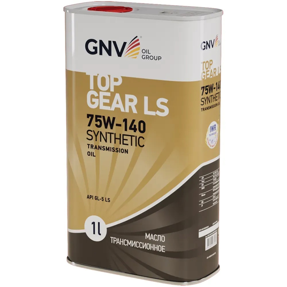 GNV Top Gear LS Synthetic 75W-140  GL-5   1 л. Трансмиссионное масло 