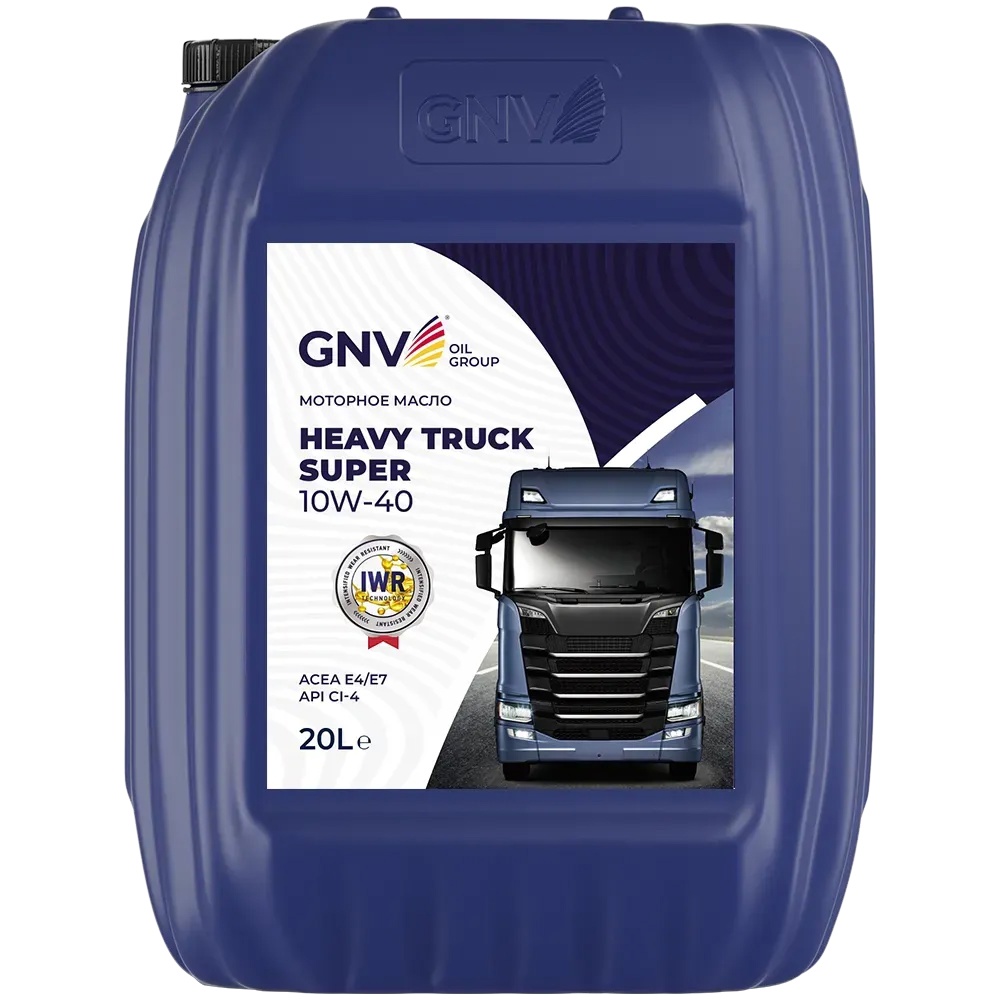 GNV Heavy Truck Super 10W-40  ACEA E4 / E7  MB 228.5  . 20 л   Моторное масло 8600