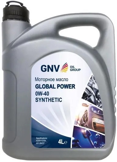 GNV Global Power 0W-40 Synthetic  (канистра 4 л.) моторное масло 